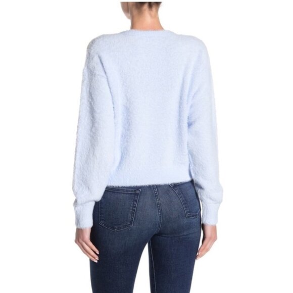 💥 Splendid Fuzzy V-Neck Dolman Pullover Sweater - Picture 2 of 7